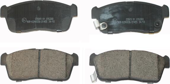 NATIONAL NP2084 - Brake Pad Set, disc brake autospares.lv