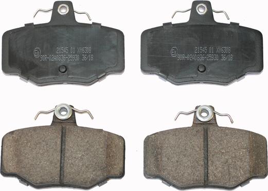 NATIONAL NP2038 - Brake Pad Set, disc brake autospares.lv