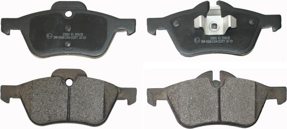 National NP2024 - Brake Pad Set, disc brake autospares.lv