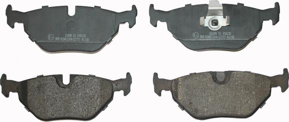 National NP2025 - Brake Pad Set, disc brake autospares.lv