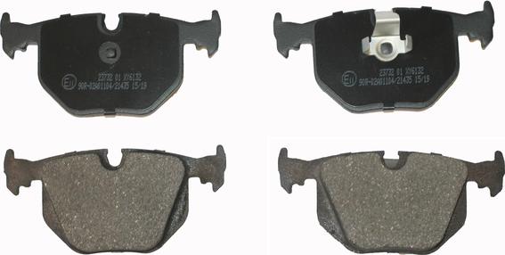 National NP2076 - Brake Pad Set, disc brake autospares.lv