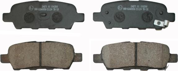 National NP2071 - Brake Pad Set, disc brake autospares.lv