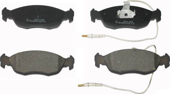 National NP2191 - Brake Pad Set, disc brake autospares.lv