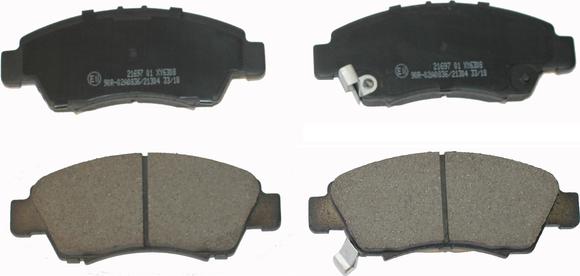 NATIONAL NP2145 - Brake Pad Set, disc brake autospares.lv