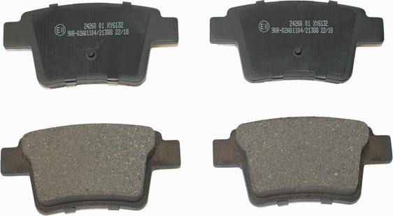 National NP2156 - Brake Pad Set, disc brake autospares.lv