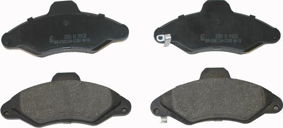 National NP2165 - Brake Pad Set, disc brake autospares.lv