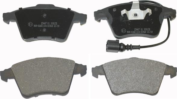 National NP2167 - Brake Pad Set, disc brake autospares.lv