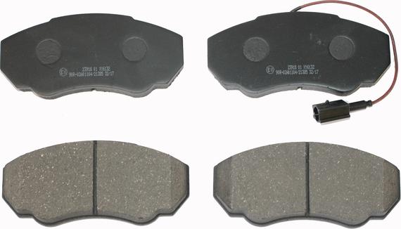 National NP2135 - Brake Pad Set, disc brake autospares.lv