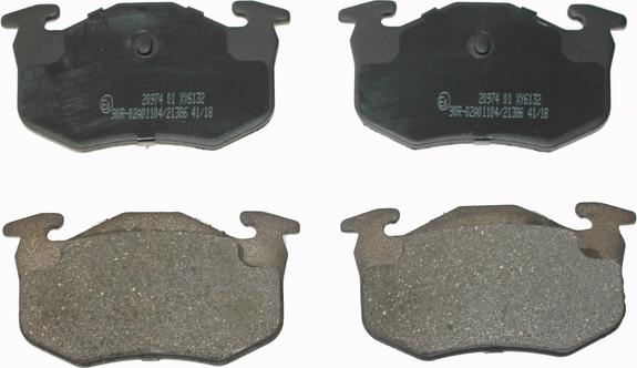 National NP2138 - Brake Pad Set, disc brake autospares.lv