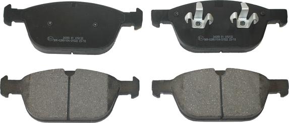 National NP2844 - Brake Pad Set, disc brake autospares.lv