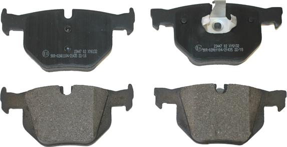 National NP2840 - Brake Pad Set, disc brake autospares.lv