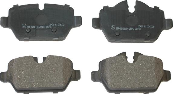 NATIONAL NP2848 - Brake Pad Set, disc brake autospares.lv