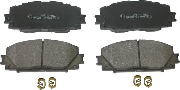 National NP2865 - Brake Pad Set, disc brake autospares.lv