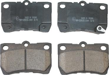 NATIONAL NP2863 - Brake Pad Set, disc brake autospares.lv