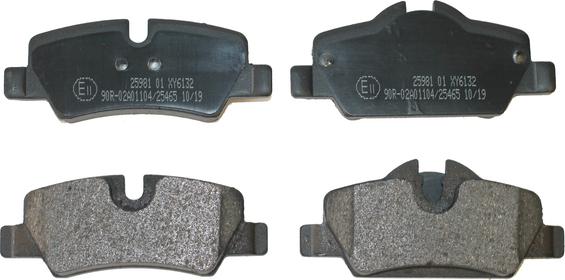 National NP2805 - Brake Pad Set, disc brake autospares.lv