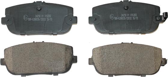 National NP2818 - Brake Pad Set, disc brake autospares.lv