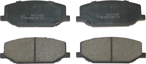 National NP2817 - Brake Pad Set, disc brake autospares.lv