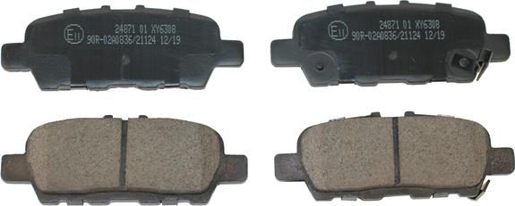 NATIONAL NP2835 - Brake Pad Set, disc brake autospares.lv