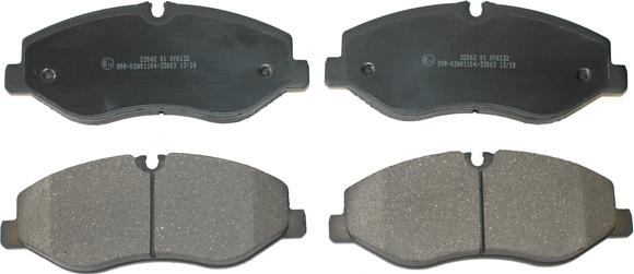 National NP2827 - Brake Pad Set, disc brake autospares.lv