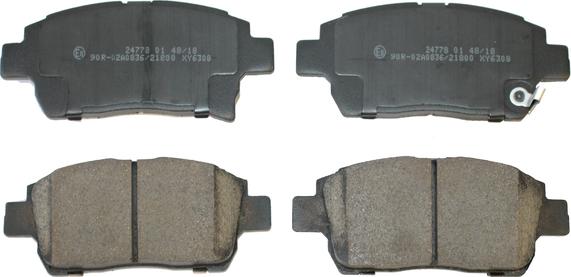 National NP2876 - Brake Pad Set, disc brake autospares.lv