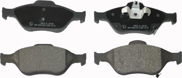 National NP2286 - Brake Pad Set, disc brake autospares.lv