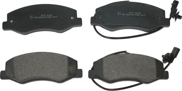 National NP2744 - Brake Pad Set, disc brake autospares.lv