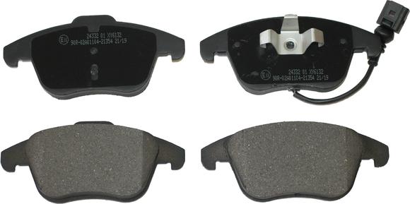 National NP2741 - Brake Pad Set, disc brake autospares.lv