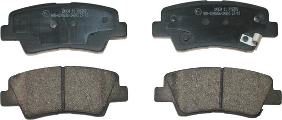 National NP2754 - Brake Pad Set, disc brake autospares.lv