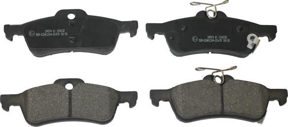 NATIONAL NP2711 - Brake Pad Set, disc brake autospares.lv