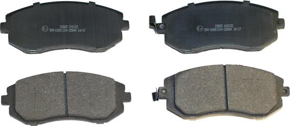 National NP2724 - Brake Pad Set, disc brake autospares.lv