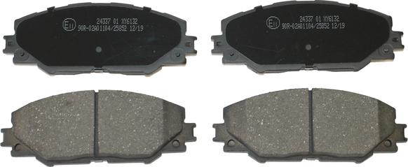 NATIONAL NP2722 - Brake Pad Set, disc brake autospares.lv