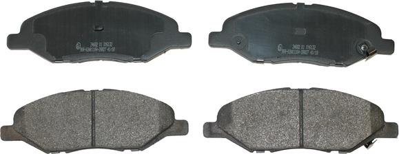 National NP2727 - Brake Pad Set, disc brake autospares.lv