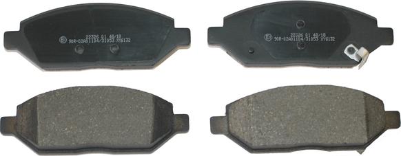 National NP2779 - Brake Pad Set, disc brake autospares.lv