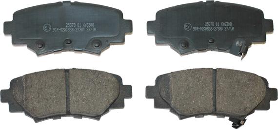 National NP2775 - Brake Pad Set, disc brake autospares.lv