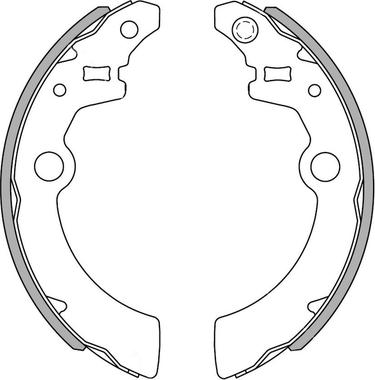 National NS4048 - Brake Shoe Set autospares.lv