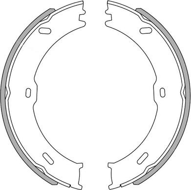 National NS4010 - Brake Shoe Set autospares.lv