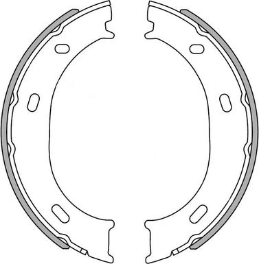 National NS4039 - Brake Shoe Set autospares.lv