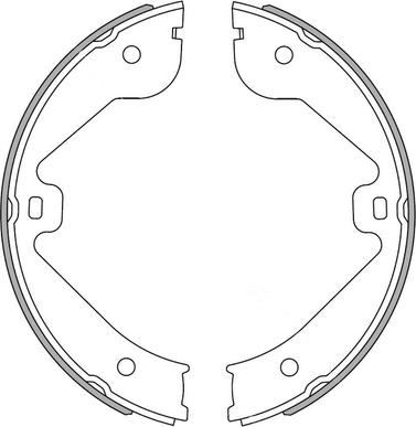 National NS4038 - Brake Shoe Set autospares.lv