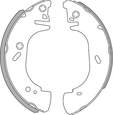 National NS4074 - Brake Shoe Set autospares.lv