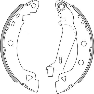 National NS4071 - Brake Shoe Set autospares.lv