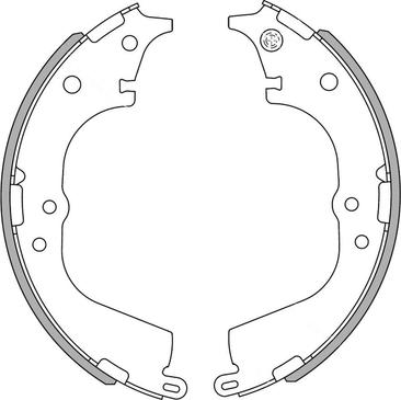 National NS4078 - Brake Shoe Set autospares.lv