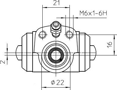 National NWC5049 - Wheel Brake Cylinder autospares.lv