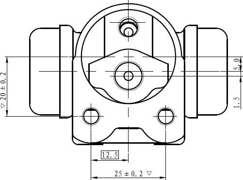 National NWC5052 - Wheel Brake Cylinder autospares.lv