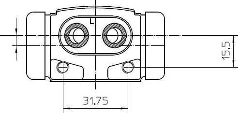 National NWC5005 - Wheel Brake Cylinder autospares.lv