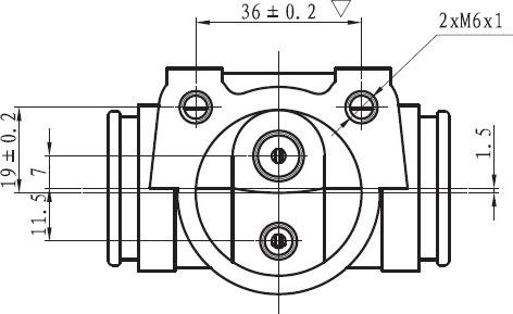 National NWC5088 - Wheel Brake Cylinder autospares.lv