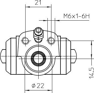 National NWC5038 - Wheel Brake Cylinder autospares.lv