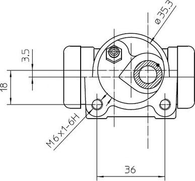 National NWC5037 - Wheel Brake Cylinder autospares.lv