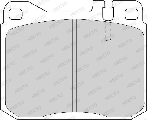 Necto FD4093A - Brake Pad Set, disc brake autospares.lv