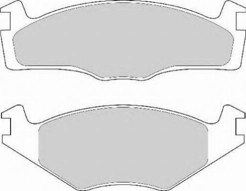 Necto FD4151N - Brake Pad Set, disc brake autospares.lv