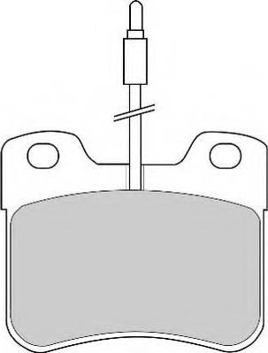 Necto FD4175N - Brake Pad Set, disc brake autospares.lv